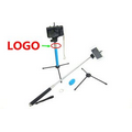 Camera Video Tripod and Mobile Phone Selfie Stick with Bluetooth Shutter